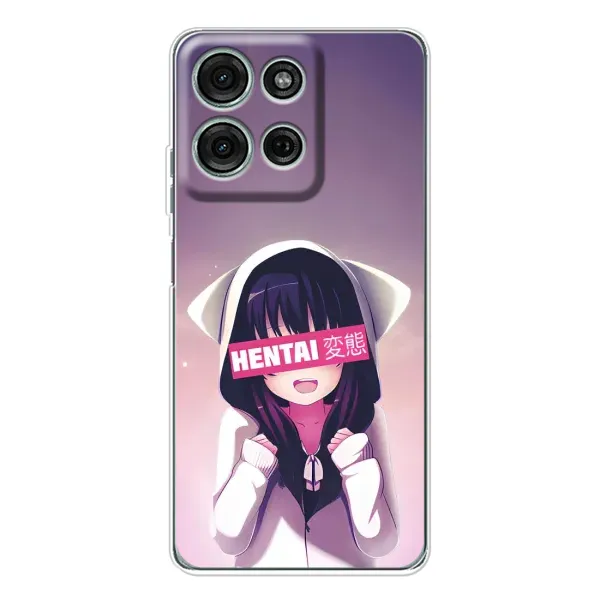 Чехол с принтом «Hentai chan» для Motorola Moto G75 Чехол с принтом «Hentai chan» для Motorola Moto G75