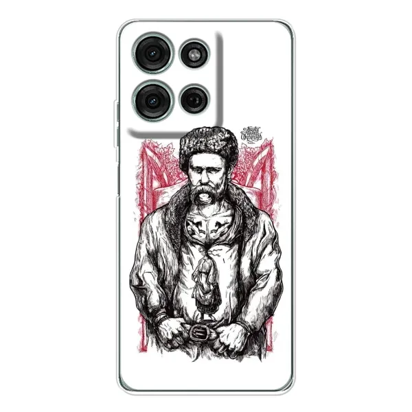 Чохол з принтом «Козак Шевченко» для Motorola Moto G75