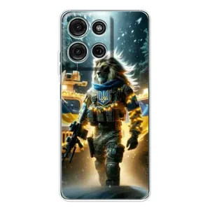 Чохол з принтом «ЛЕВ ЗСУ» для Motorola Moto G75