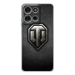 Чехол с принтом «Лого Tanks» для Motorola Moto G75