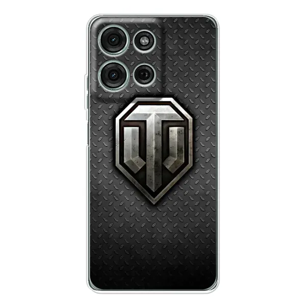 Чехол с принтом «Лого Tanks» для Motorola Moto G75 Чехол с принтом «Лого Tanks» для Motorola Moto G75