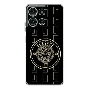 Чехол с принтом «Лого Версаче» для Motorola Moto G75