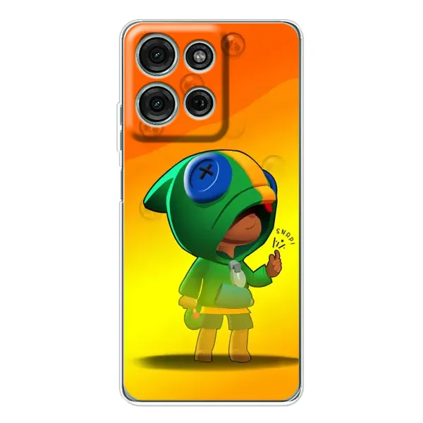 Чехол с принтом «Мальчик Леон» для Motorola Moto G75 Чехол с принтом «Мальчик Леон» для Motorola Moto G75