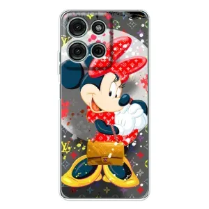 Чохол Disney Mouse Motorola Moto G75 (PREMIUMPrint) (Minni з бантіком)