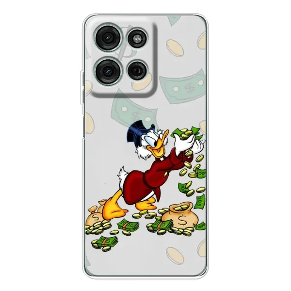 Чехол с принтом «Money» для Motorola Moto G75