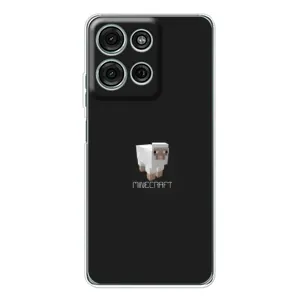 Чохол Майнкрафт на Motorola Moto G75 (AlphaPrint) Minecraft (Овечка Майнкрафт)