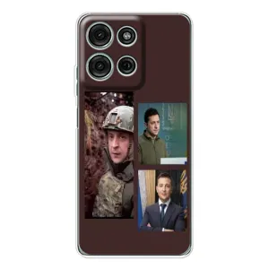 Чехол с принтом «Президент» для Motorola Moto G75