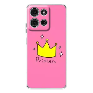Чехол с принтом «Princess» для Motorola Moto G75