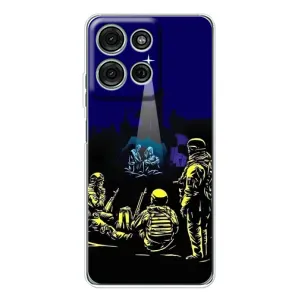 Чехол с принтом «Рождество в Украине» для Motorola Moto G75