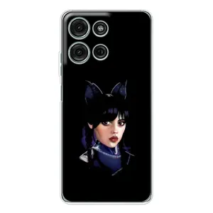 Чохли Венсдей на Motorola Moto G75 Уенсдей (AlphaPrint)