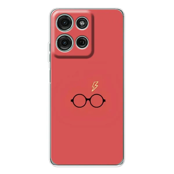 Чохол з принтом «шрам та окуляри» для Motorola Moto G75