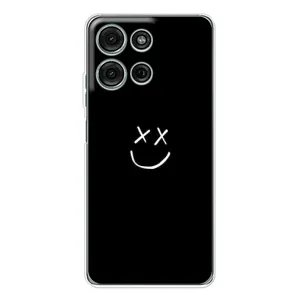 Чехол с принтом «Смайл» для Motorola Moto G75