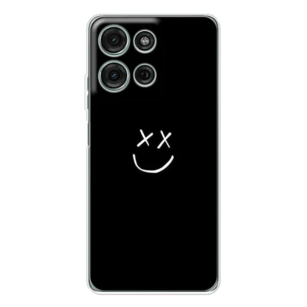 Чехол с принтом «Смайл» для Motorola Moto G75 Чехол с принтом «Смайл» для Motorola Moto G75