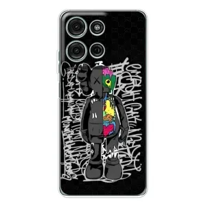 Чехол с принтом «Стиль Bearbrick» для Motorola Moto G75