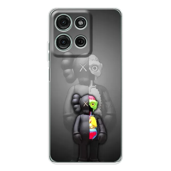 Чехол с принтом «Тело Bearbrick» для Motorola Moto G75 Чехол с принтом «Тело Bearbrick» для Motorola Moto G75
