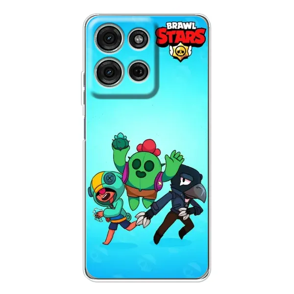 Чехол с принтом «Трио героев» для Motorola Moto G75 Чехол с принтом «Трио героев» для Motorola Moto G75