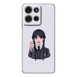 Чохол з принтом «Венздей і Річ» для Motorola Moto G75