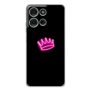 Чехол с принтом «Яркая корона» для Motorola Moto G75