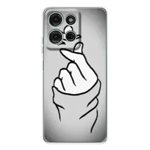 Чохол з принтом «Значок Love» для Motorola Moto G75