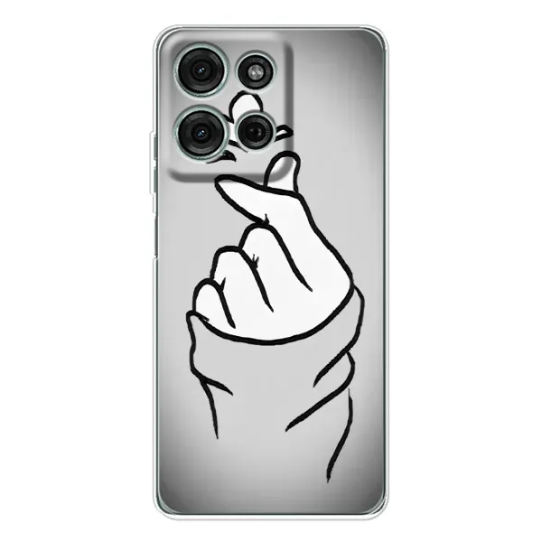 Чехол с принтом «Значок Love» для Motorola Moto G75 Чехол с принтом «Значок Love» для Motorola Moto G75