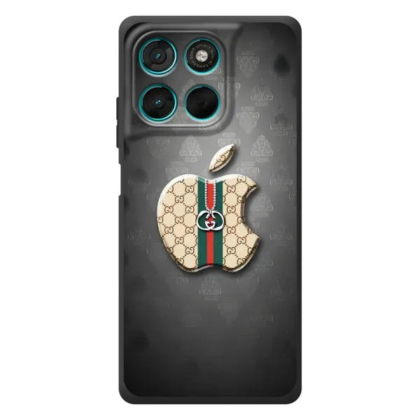 Чехол с принтом «Apple gucci» для Motorola Moto G77 Чехол с принтом «Apple gucci» для Motorola Moto G77