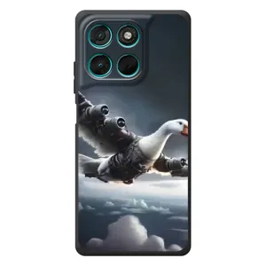 Чохол з мемом Тралалело тралала на Motorola Moto G77 (Бомбардіні гусіні)