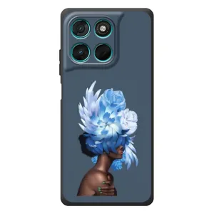 Чехлы (ART) Цветы на Motorola Moto G77 (VPrint) (Цветы на голове)