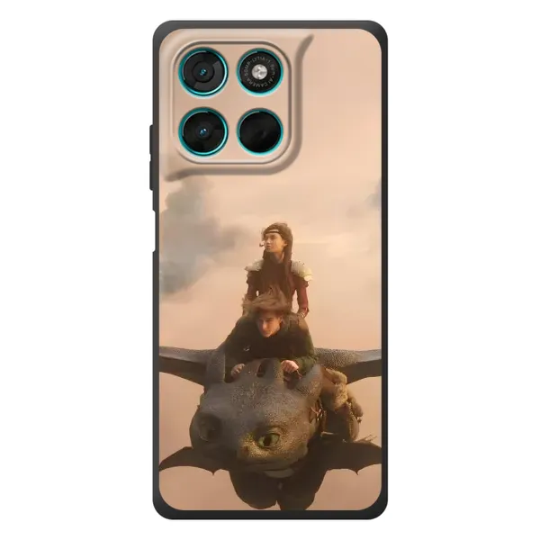 Чехол с принтом «Фильм дракон» для Motorola Moto G77