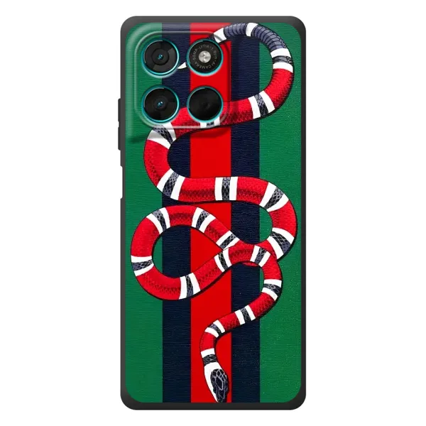 Чехол с принтом «Gucci змия» для Motorola Moto G77 Чехол с принтом «Gucci змия» для Motorola Moto G77