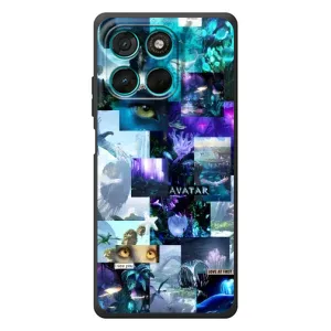 Чехлы с фильма АВАТАР для Motorola Moto G77 (AlphaPrint) (коллаж Аватар)