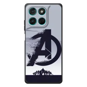 Чехлы с героями Марвел Motorola Moto G77 (VPrint) (Команда А)