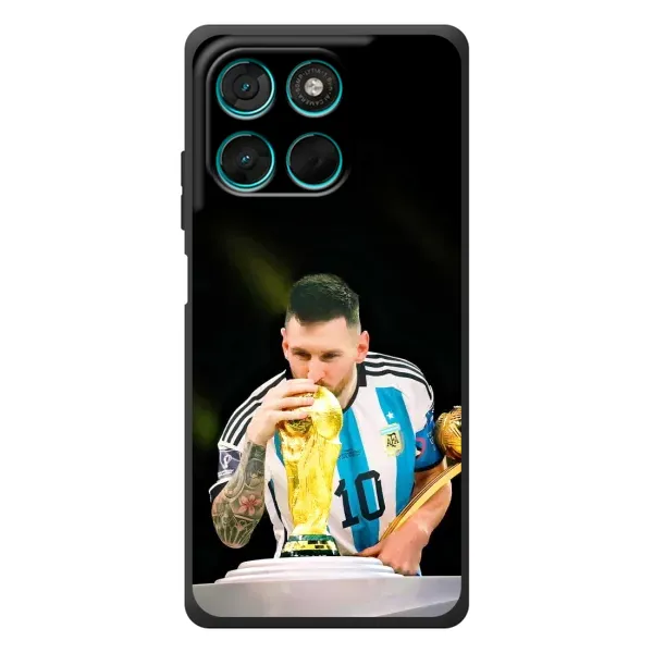 Чехол с принтом «Кубок Месси» для Motorola Moto G77 Чехол с принтом «Кубок Месси» для Motorola Moto G77