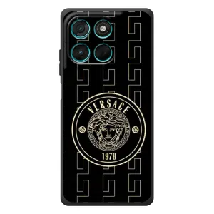Чехлы VERSACE для Мото Джи77 (PREMIUMPrint) (Лого Версаче)