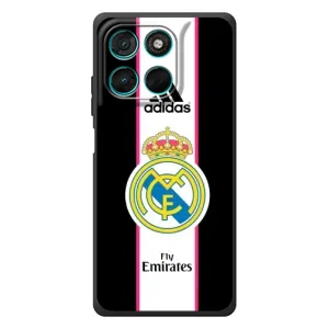 Чехол для Motorola Moto G77 с принтом Реал Мадрид (Лого Real Madrid)