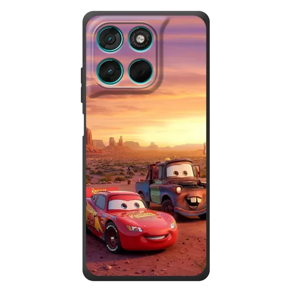 Чохол з принтом «Маквін та Сирник» для Motorola Moto G77 Чохол з принтом «Маквін та Сирник» для Motorola Moto G77
