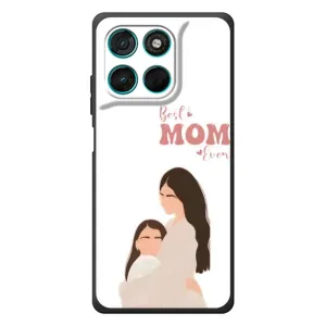 Чехлы для мамы на Motorola Moto G77 (Мама и дочка)