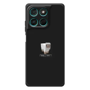 Чехол Майнкрафт на Motorola Moto G77 (AlphaPrint) Minecraft (Овечка Майнкрафт)