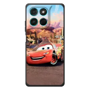 Силиконовый чехол Маквин для Motorola Moto G77 (Радиаторный Спрингс Маквин)