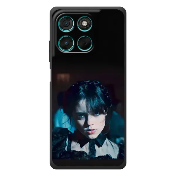 Чохол з принтом «погляд Венздей» для Motorola Moto G77 Чохол з принтом «погляд Венздей» для Motorola Moto G77