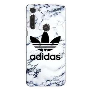 Чохли Адидас для Motorola MOTO G8 (AlphaPrint) (Адідас на мраморі)