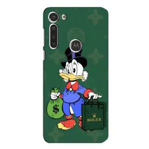 Чехли для Motorola MOTO G8 - Скрудж МакДак Louis Vuitton (PREMIUMPrint) (Богата Утка)