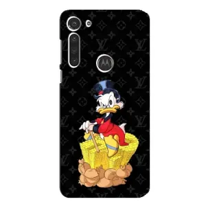 Чехли для Motorola MOTO G8 - Скрудж МакДак Louis Vuitton (PREMIUMPrint) (Богатство Макдака)