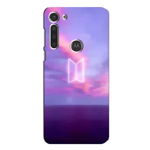 Чохли BTS для Motorola MOTO G8 (AlphaPrint) (BTS логотип)