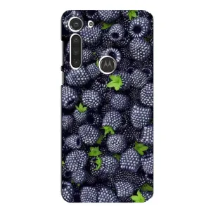 Чохли з фруктами для Motorola MOTO G8 (VPrint) (Ожина)