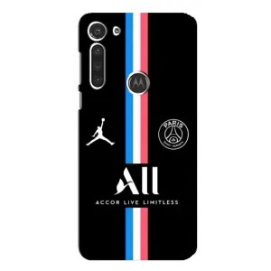 Чохли PSG для Motorola MOTO G8 (AlphaPrint) (футболка ПСЖ)
