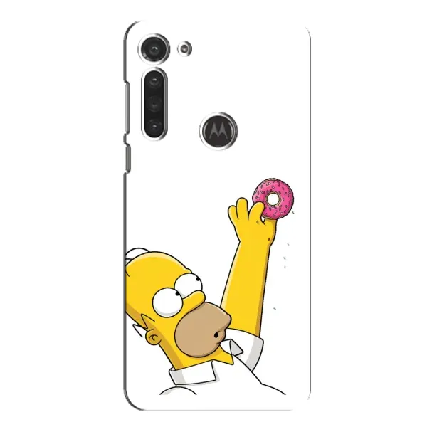 Чохол з принтом «Гомер з пончиком» для Motorola MOTO G8