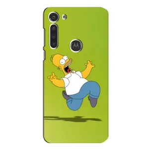 Чjхол з Сімпсонами для Motorola MOTO G8 (VPrint) (Гомер Сімпсон)