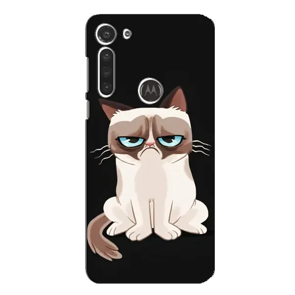 Чехол с принтом «Грустный кот» для Motorola MOTO G8