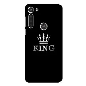 Чохол з Короною Моторола МОТО G8 - (AlphaPrint) (KING)