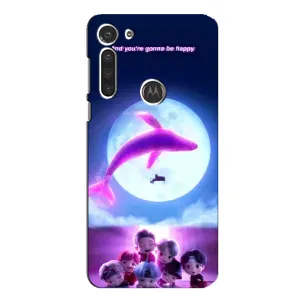 Чохли BTS для Motorola MOTO G8 (AlphaPrint) (КИТ BTS)